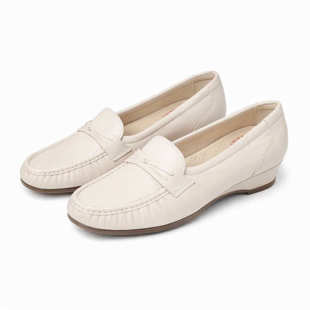 SAS Tripad Comfort Loafers Women’s 8 S–Bone Leather Penny Slip-On Walking Shoes